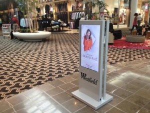 IAdea's partner Just Digital Signage has installed digital posters at the high-profile Westfield stores in Sydney, Bondi Junction and Carindale.