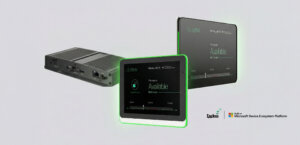 IAdea enterprise Android devices including room interaction panels and signage processors built on Microsoft Device Ecosystem Platform.