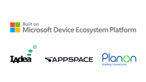 IAdea, Microsoft, Appspace, and Planon to Collaborate on an MDEP Digital Signage Preview